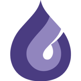 Visualisering av en droppe från Biobank Sveriges logotyp